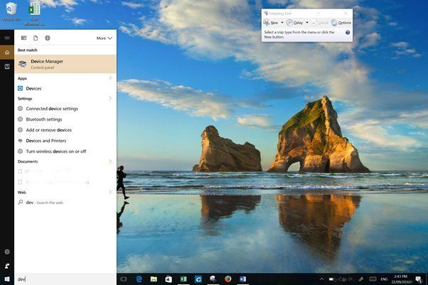 DPC Watchdog Violation fix Windows 10 search DEVICE MANAGER