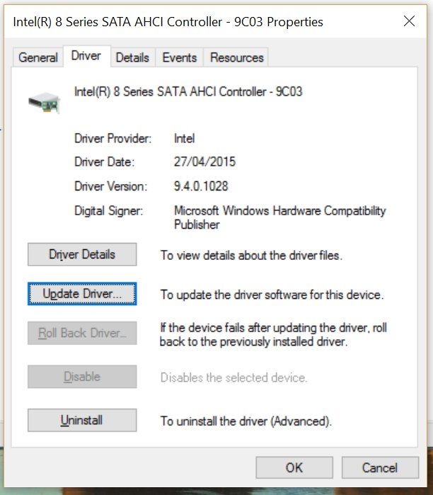 DPC_WATCHDOG_VIOLATION fix Driver Property Window