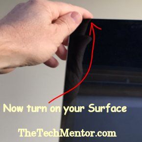 surface wont turn on start