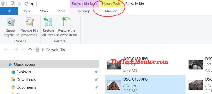 recover deleted photos windows 10