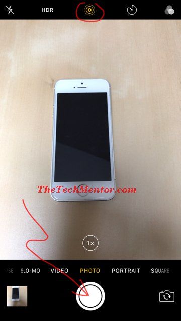 how to take live photo iPhone 6