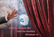 hide recycle bin windows 10
