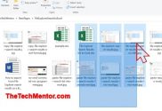 select to copy files or folders to excel