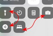 move icons in swipe up menu iphone