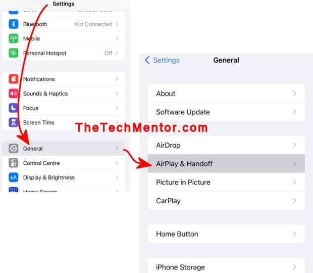 how to turn off screen mirroring permanently in iphone settings