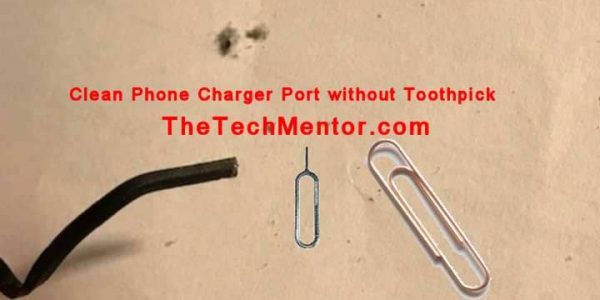 how to clean iPhone charging port without toothpick