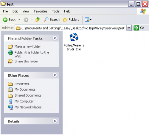 PCHelpWare Server Executable